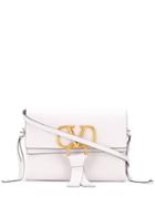 Valentino Logo Clutch Bag - White