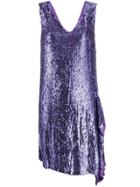 P.a.r.o.s.h. Sequin Dress - Purple