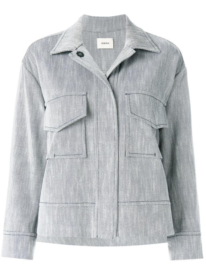 Odeeh Cargo Jacket - Grey