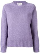 Ymc Crew Neck Jumper - Purple