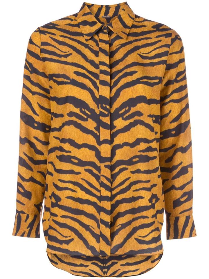 Adam Lippes Tiger Stripe Shirt - Orange