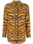 Adam Lippes Tiger Stripe Shirt - Orange