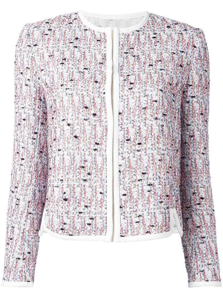 Giambattista Valli - Open Front Box Jacket - Women - Silk/cotton/polyamide/virgin Wool - 48, Silk/cotton/polyamide/virgin Wool