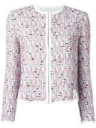 Giambattista Valli - Open Front Box Jacket - Women - Silk/cotton/polyamide/virgin Wool - 48, Silk/cotton/polyamide/virgin Wool
