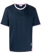 Thom Browne Contrast Trim T-shirt - Blue