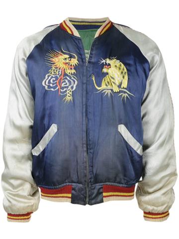 Fake Alpha Pre-owned 1950s Reversible Souvenir Jacket - Green