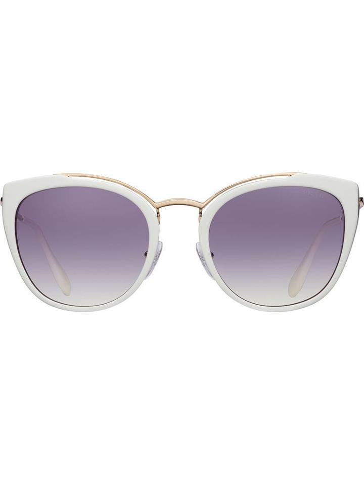 Prada Eyewear Gradient Lens Sunglasses - White