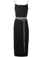 Yohji Yamamoto Vintage Deconstructed Metal Chain Wrap Tie Dress -