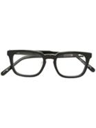 Matsuda Square Frame Glasses, Black, Acetate/titanium