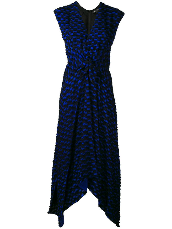 Proenza Schouler Geometric Print Dress - Blue