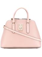 Furla - Double Handles Tote - Women - Leather - One Size, Pink/purple, Leather