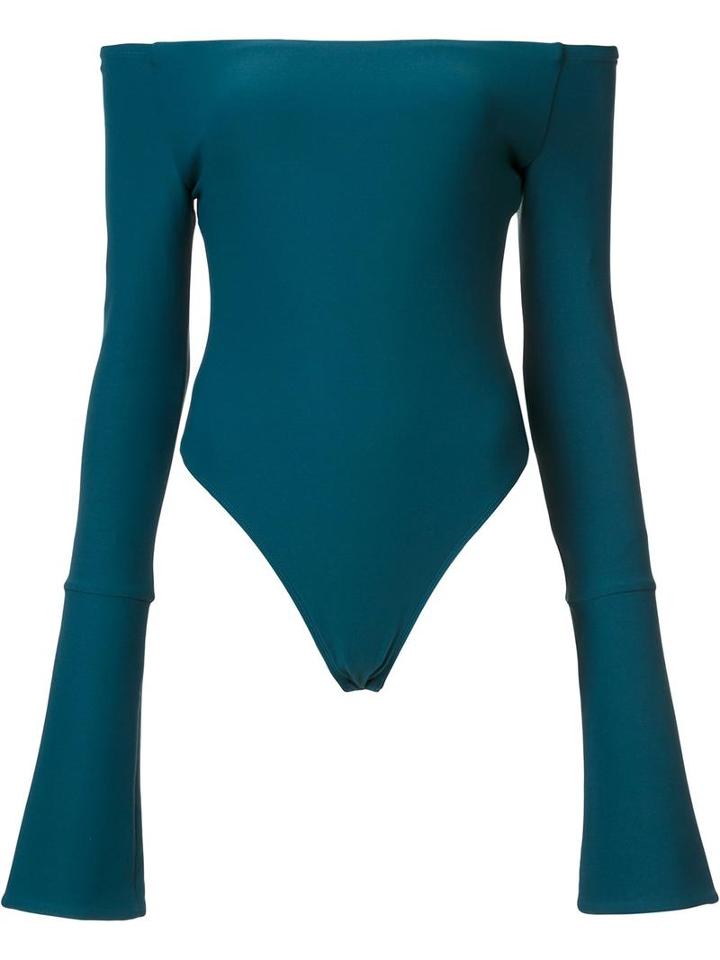 Alix 'baxter' Bodysuit, Women's, Size: Small, Green, Nylon/spandex/elastane
