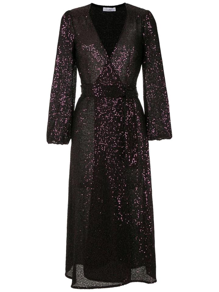 Nk Sequin Midi Dress - Purple