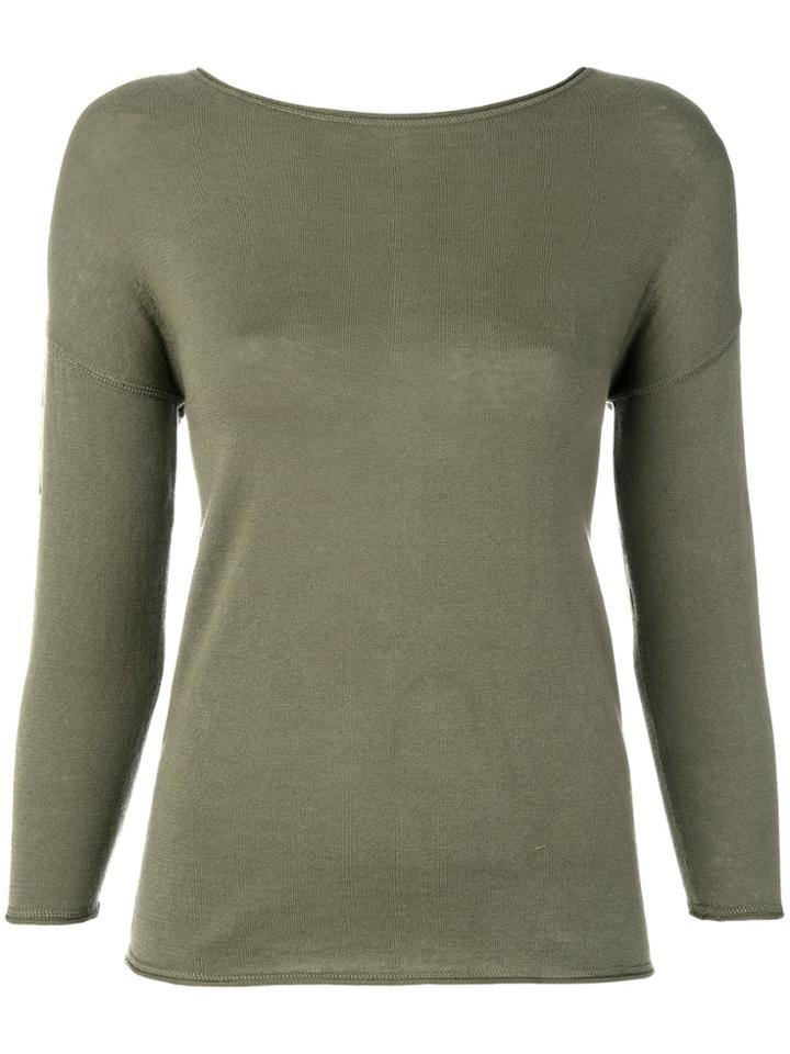 Aspesi Buttoned Cardigan - Green