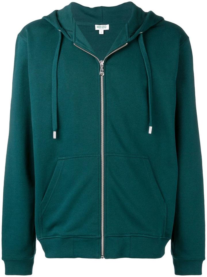 Kenzo Zipped Up Hoodie - Green
