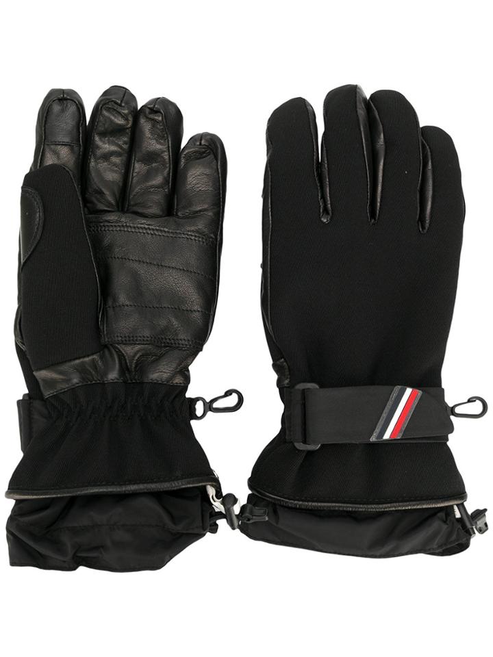 Moncler Grenoble Panelled Ski Gloves - Black