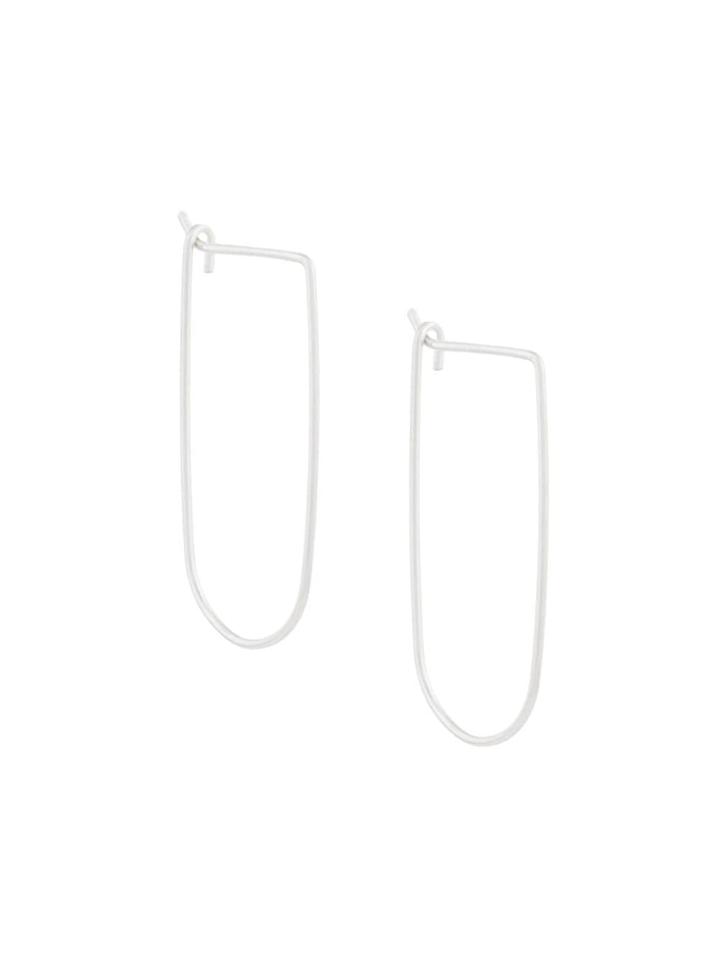 Petite Grand Dune Hoops - Metallic