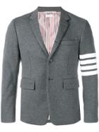 Thom Browne 4-bar Jersey Sport Coat - Grey