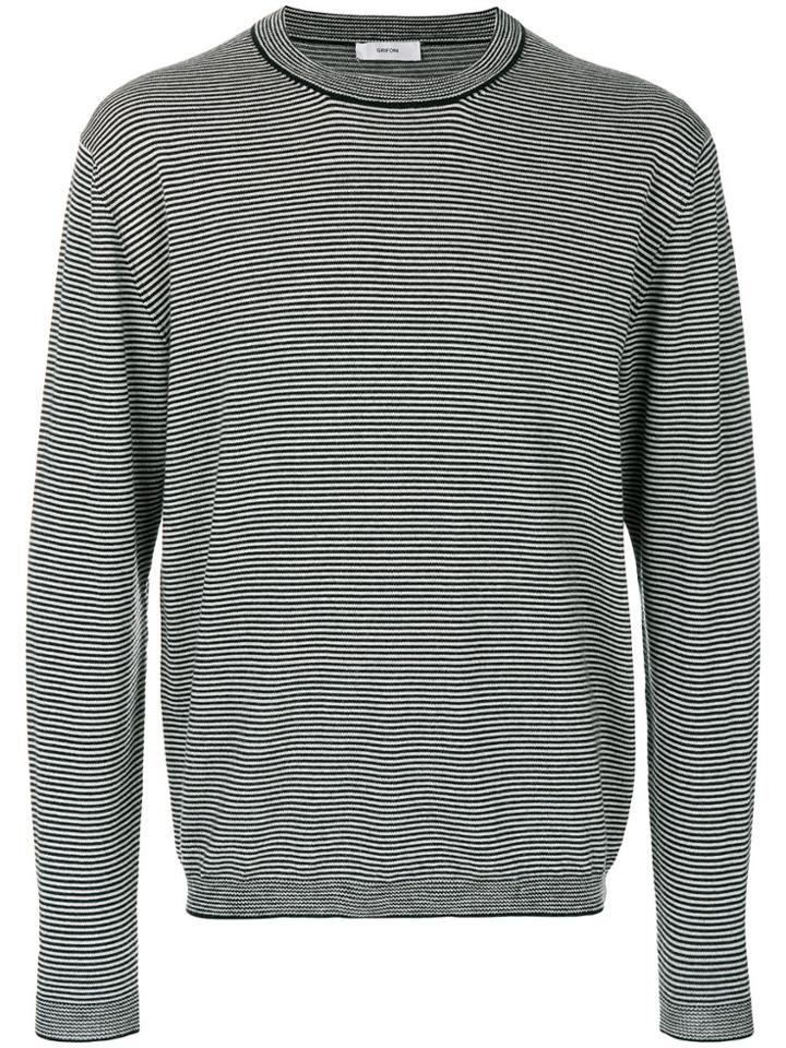 Mauro Grifoni Striped Sweater - Grey
