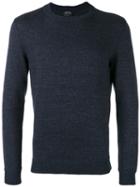 A.p.c. - Crew-neck Sweater - Men - Cotton/acrylic/polyester - L, Blue, Cotton/acrylic/polyester