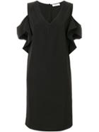 Blugirl Cold Shoulder Mini Dress - Black
