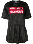 Red Valentino Follow Me Now Mesh Top - Blue