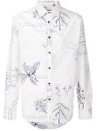 Alexander Mcqueen Explorer Print Fitted Shirt - White