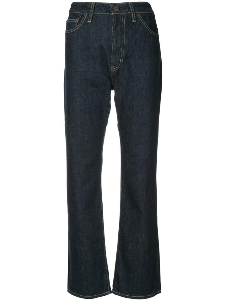 Hysteric Glamour Cropped Flared Jeans - Blue
