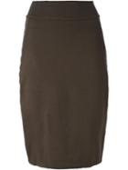 Alaïa Vintage Pencil Skirt, Women's, Size: 40, Brown
