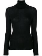 Gucci - Fine Knit Turtleneck - Women - Silk/cashmere/wool - L, Black, Silk/cashmere/wool