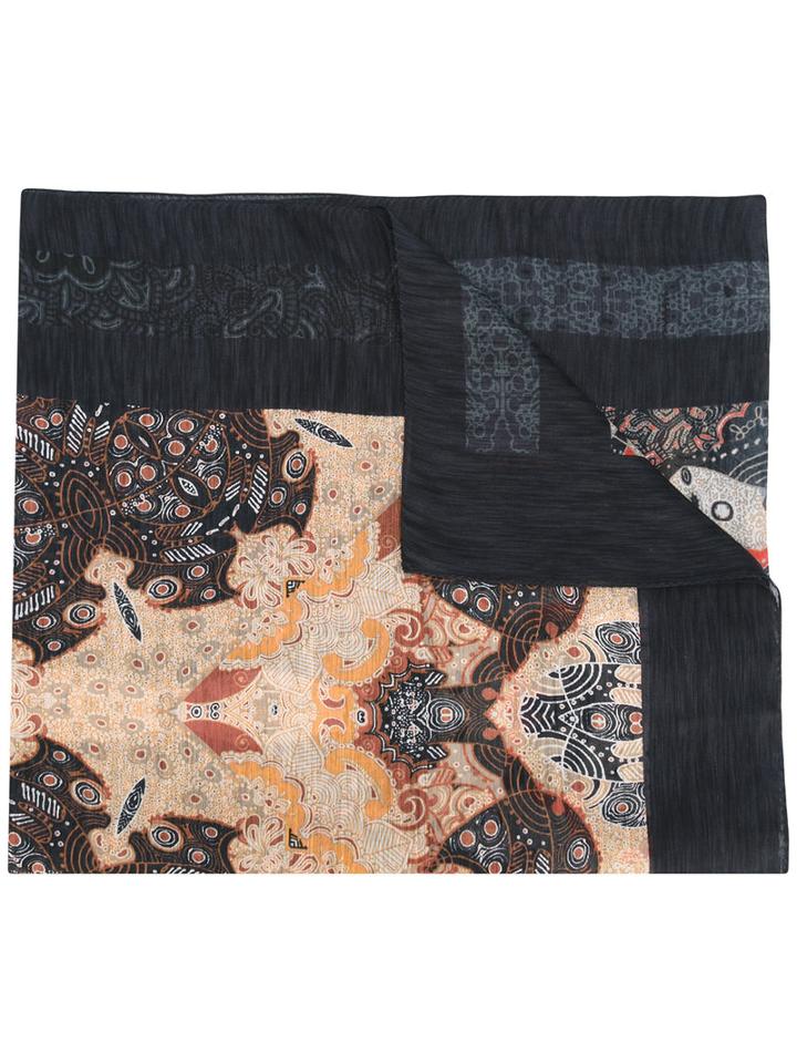 Etro - Multi-print Scarf - Men - Cotton/silk - One Size, Cotton/silk