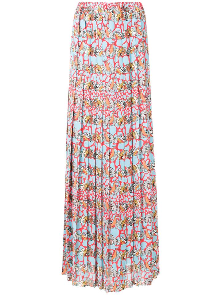 Ultràchic Printed Skirt - Blue