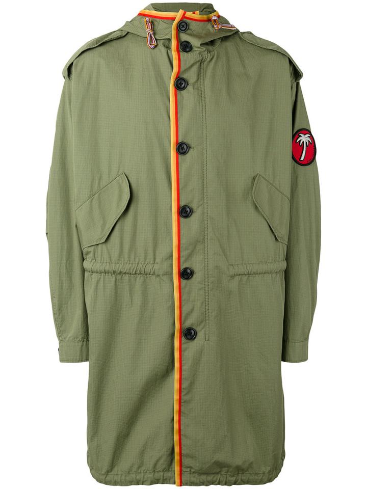 Marc Jacobs Oversize Parka Coat, Men's, Size: 48, Green, Cotton