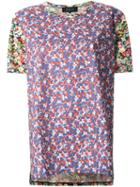 Anrealage Floral Print Shortsleeved T-shirt, Women's, Size: 46, Cotton