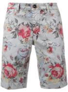Re-hash - Floral Shorts - Men - Cotton/spandex/elastane - 36, Grey, Cotton/spandex/elastane
