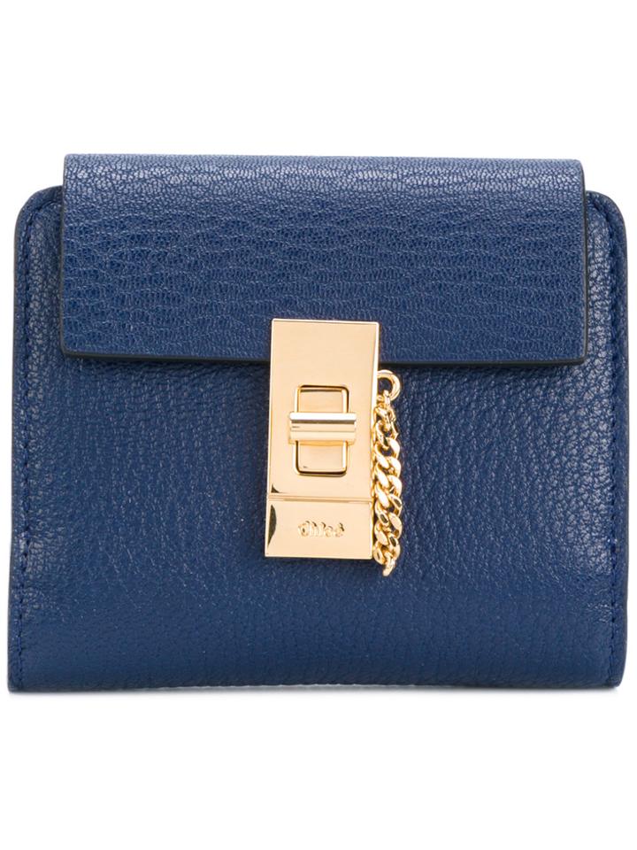 Chloé Drew Wallet - Blue