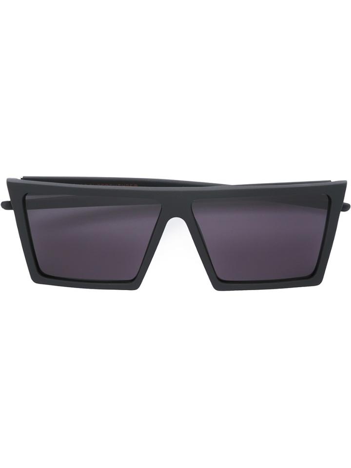 Retrosuperfuture 'w' Matte Sunglasses - Black
