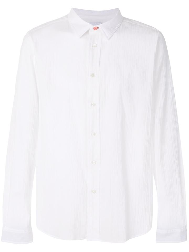 Ps By Paul Smith Check-cuff Shirt - White