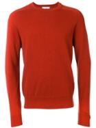 Ami Alexandre Mattiussi Crewneck Sweater - Orange