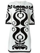 Victoria Victoria Beckham A-line Mini Dress, Women's, Size: S, White, Viscose/cotton/silk