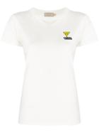 Maison Kitsuné Triangle Fox Patch T-shirt - White