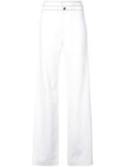 Natori High-waist Flared Jeans - White