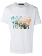 Frescobol Carioca Sunrise Print T-shirt, Men's, Size: Xl, White, Cotton