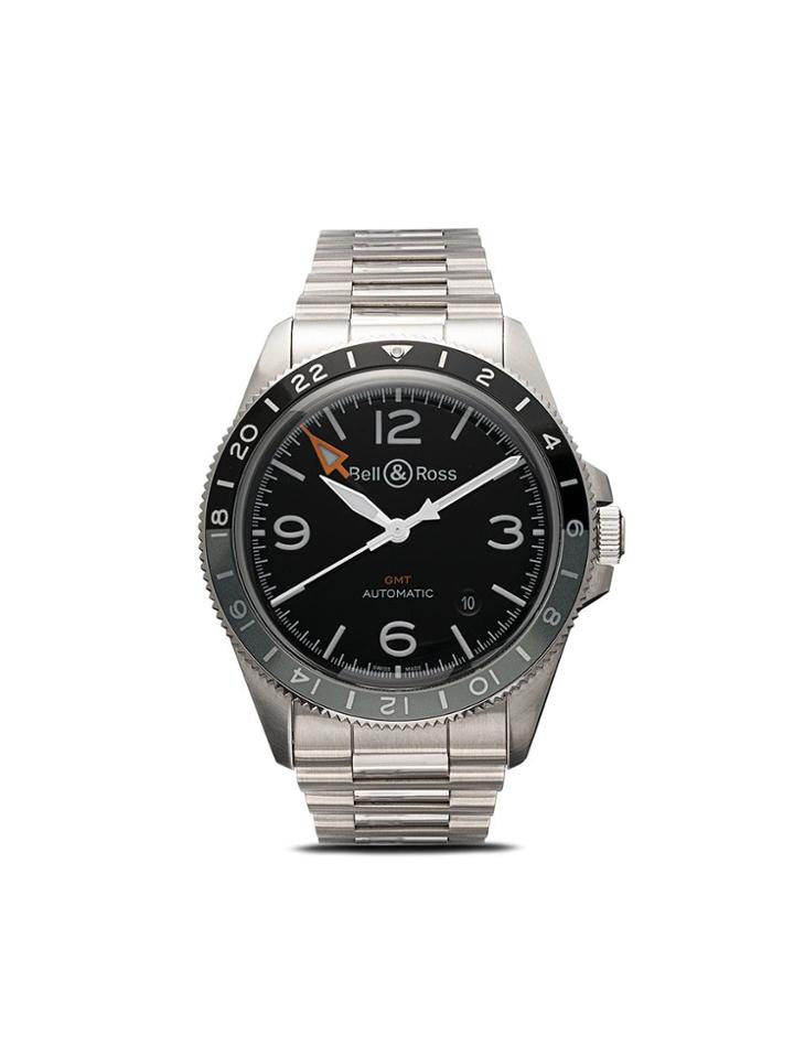 Bell & Ross Br V2-93 Gmt 41mm - Steel And Black