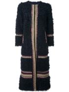 Red Valentino Striped Detail Coat