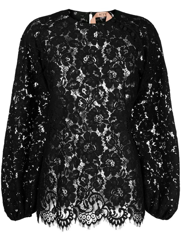 No21 Lace Blouse - Black