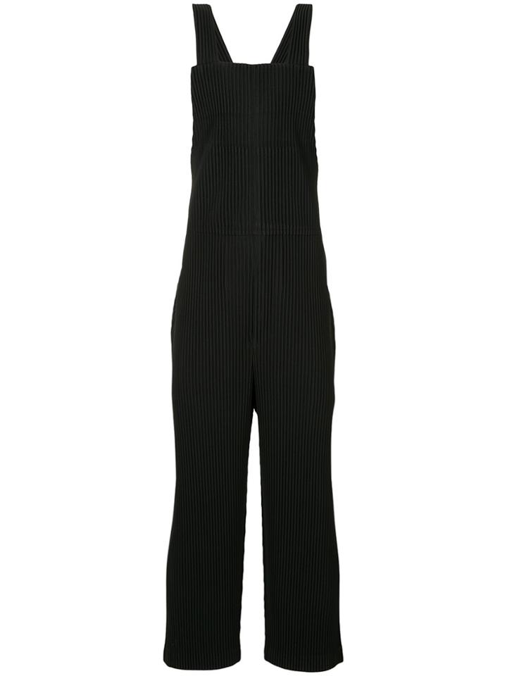 Homme Plissé Issey Miyake Pleated Jumpsuit - Black
