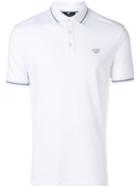 Emporio Armani Embroidered Logo Polo Shirt - White