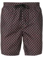 Fendi Bag Bugs Swim Shorts - Brown