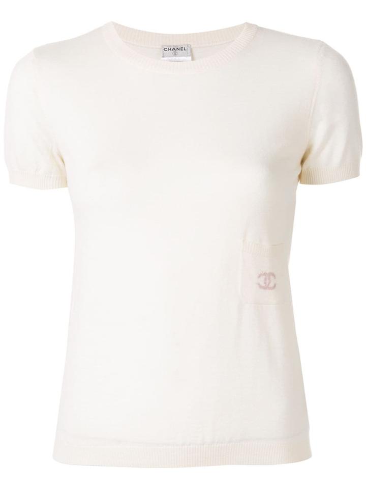 Chanel Pre-owned 2005 Cc Short Sleeve Top - White